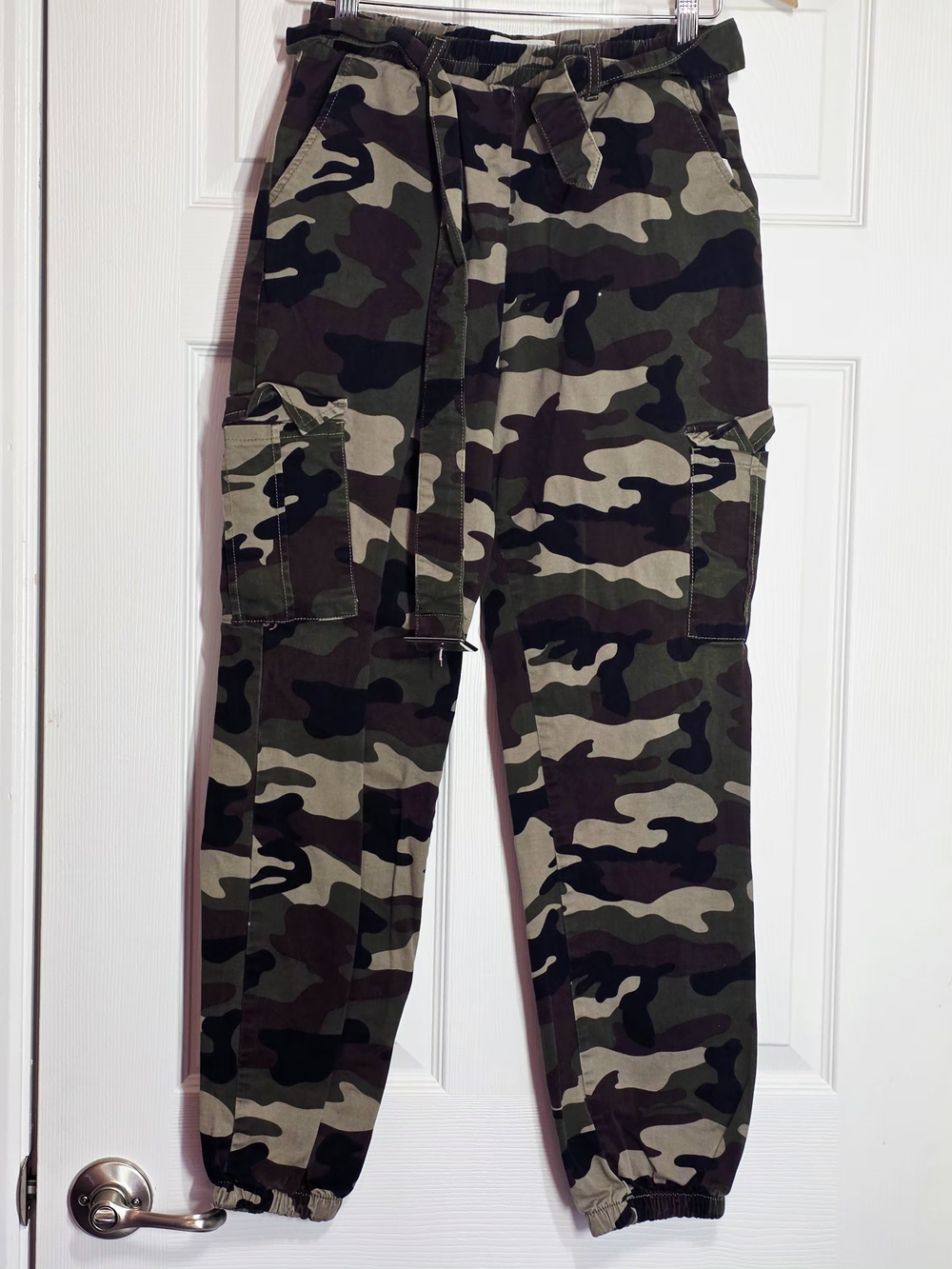 Refuge Relaxed Cargo Y2K Camouflage Print Cargo Women's Joggers Size Small